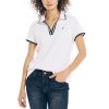 Women's Sustainably Crafted Ocean Split-Neck Polo