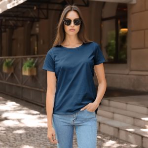 Women's Cotton Stretch Color T Shirts | Casual & Active Basic Tops | Multi Packs