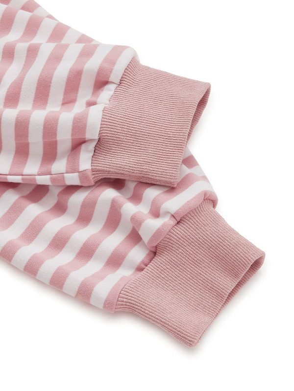 Women's Casual Long Sleeve Striped Cropped T-Shirt Casual Crop Tee Top