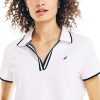 Women's Sustainably Crafted Ocean Split-Neck Polo