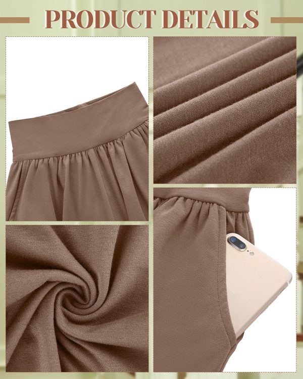 3 Pack Women Plus Size Wide Leg Yoga Pants High Waist Sweatpants Plus Size Palazzo Pants Lounge with Pockets