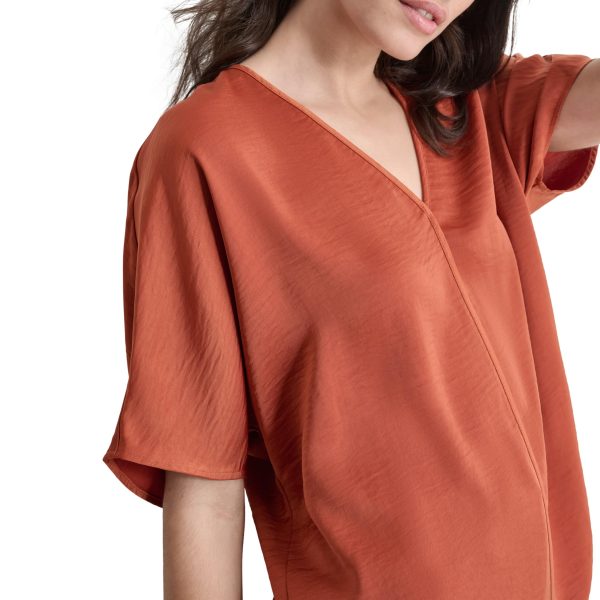Women's Lounge V Neck Short Sleeve Top