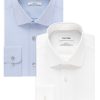 Men's Dress Shirt Regular Fit Non Iron Herringbone