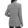 Women's Plaid One Button Jacket