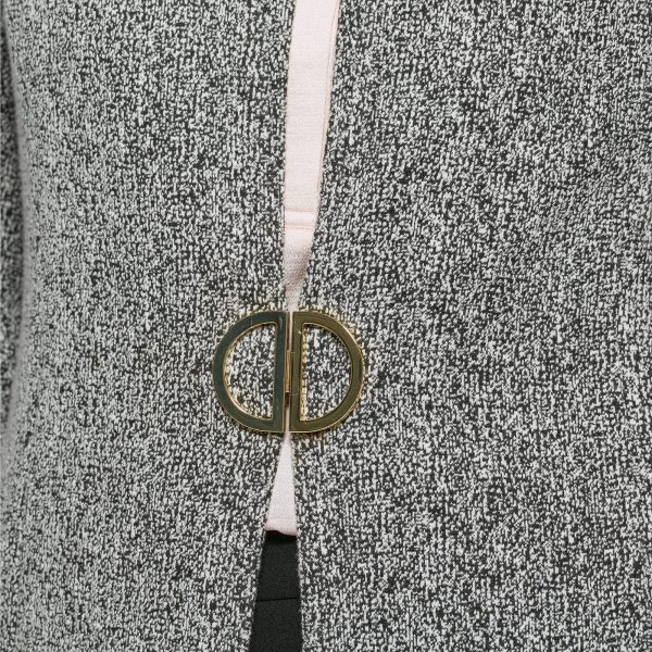 Women's Novelty Metallic Monogram Detail Jacket