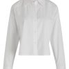 Womens Cropped Boyfriend Portofino Shirt