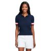 Women's Short Sleeve Sweater Performance Stretch Golf Collared Polo