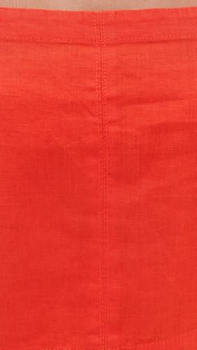 Women's Contrast Stitch Square Neck Top