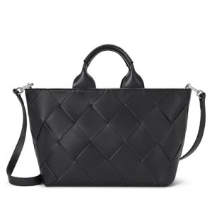 Woven Tote Bag for Women Top Handle Purses and Handbags Shoulder Crossbody Purse With Zipper