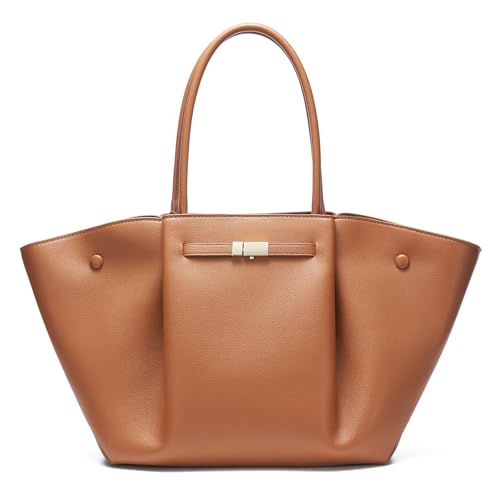 Vegan Leather Tote Bags Dressy Top Handle Purses and Handbags for Women Shoulder Bag with Large Capacity