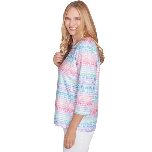 Classic Geo Biadre Polyester Top