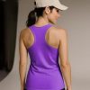 Women's 5 Pack Racerback PowerFlex Tank Tops/Cotton -Spandex Stretch Color Tank Tops