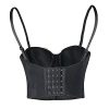 Women's 3D Floral Bustier Crop Top Wedding Party Club Bra Tops