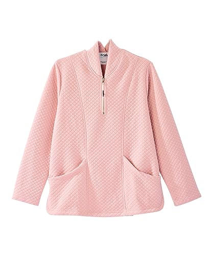 Women’s Easy Dressing Open Back Adaptive Half Zip Tracksuit Top