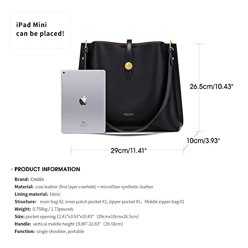 Women Genuine Leather Designer Tote Bags Purses And Handbags For Women Fashion Ladies Top Handle Shoulder Satchel Bag