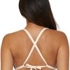 Women's Malaga Crochet Trim Halter Bikini Top, Adjustable, Tie Back, Swimwear Separates