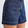 Womens Denim 2 Piece Set Sleeveless Button Down Vest Tops Short Pants Suit Sets