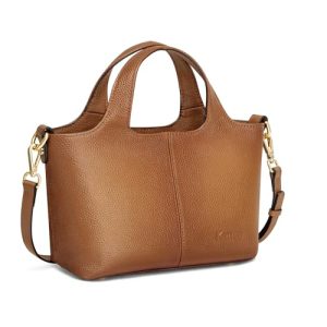 Leather Handbags and Purses for Women, Small Crossbody Bags for Women Cross Body Purses with Top Handle