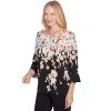 Falling Flower Classic Polyester Top
