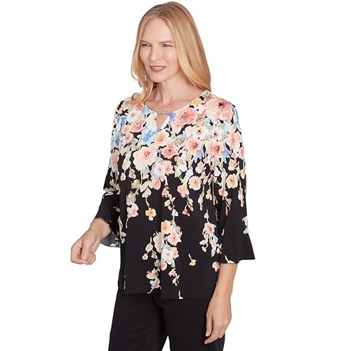 Falling Flower Classic Polyester Top