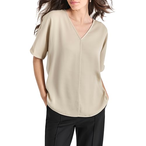 Women's Lounge V Neck Short Sleeve Top