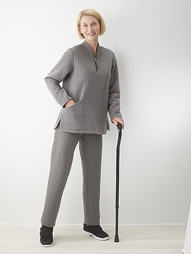 Women’s Easy Dressing Open Back Adaptive Half Zip Tracksuit Top