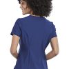 Scrubs for Women V-Neck Top – Tuckable Contemporary Fit Top, Stretch Knit, Moisture-Wicking, Shirttail Hem - CK819
