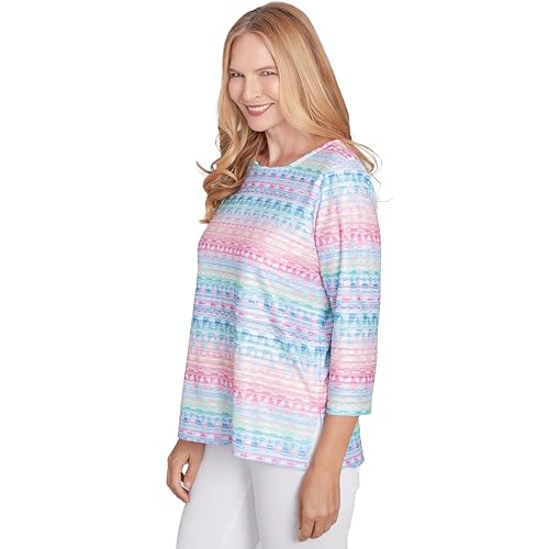 Classic Geo Biadre Polyester Top