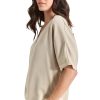 Women's Lounge V Neck Short Sleeve Top