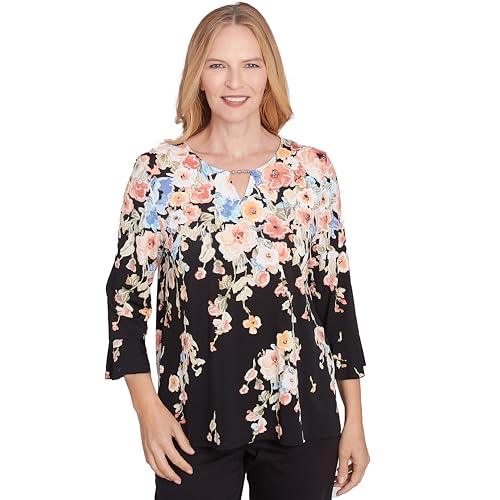 Falling Flower Classic Polyester Top