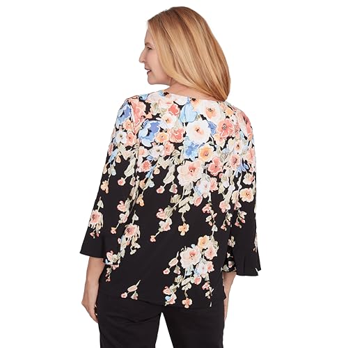 Falling Flower Classic Polyester Top