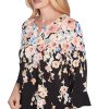 Falling Flower Classic Polyester Top