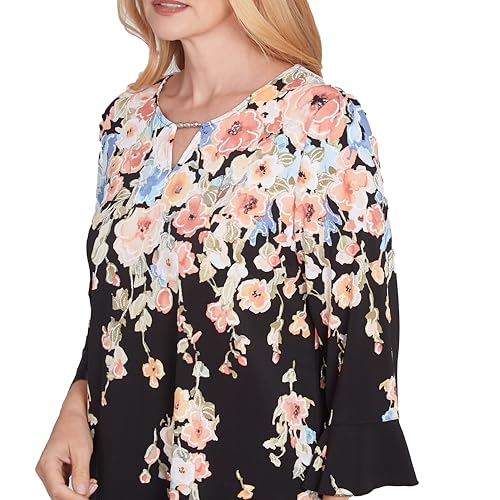 Falling Flower Classic Polyester Top