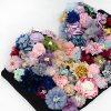 Women's 3D Floral Bustier Crop Top Wedding Party Club Bra Tops